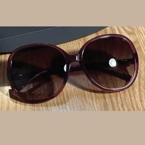 Johnny Was Carly Deep Purple Crystal Sunglasses